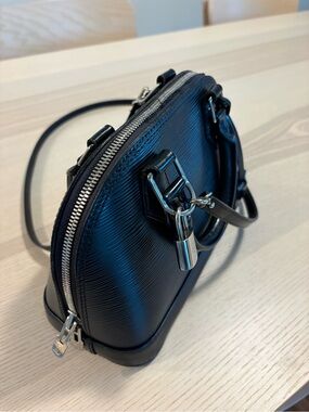 Louis Vuitton Black Mini BB Alma Epi Leather Crossbody
